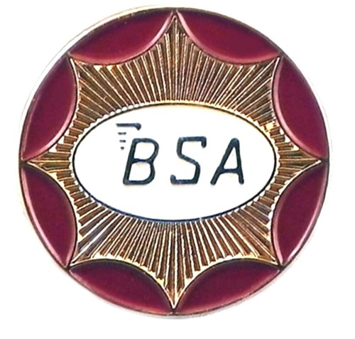 Bsa gold star metal enamel - star,