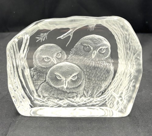 Intaglio trio owls alfred - trio,