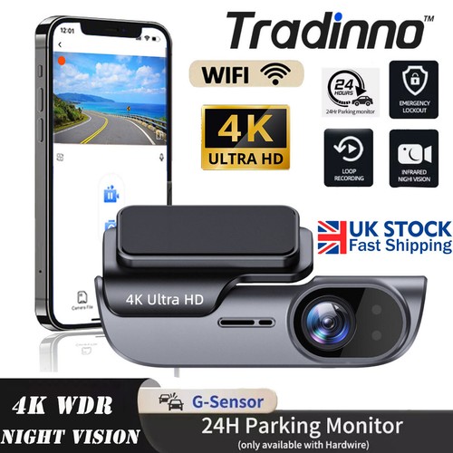 Dash cam wifi - 4k,