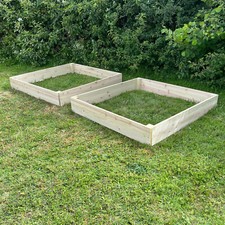 Wooden raised beds vegetable - wooden,
