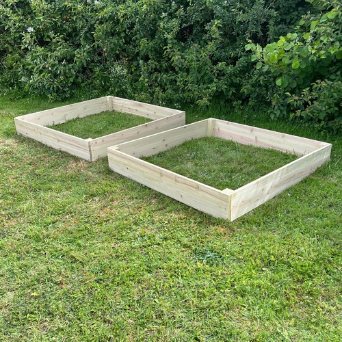 Wooden raised beds vegetable - wooden,