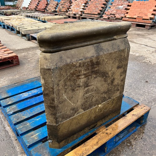 Reclaimed corner stone garden - stone,