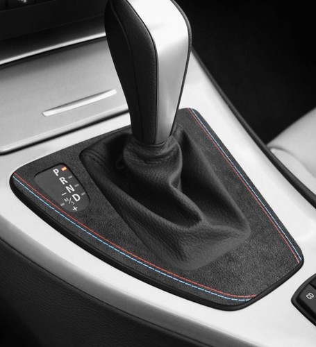 Alcantara gear shift panel - alcantara,