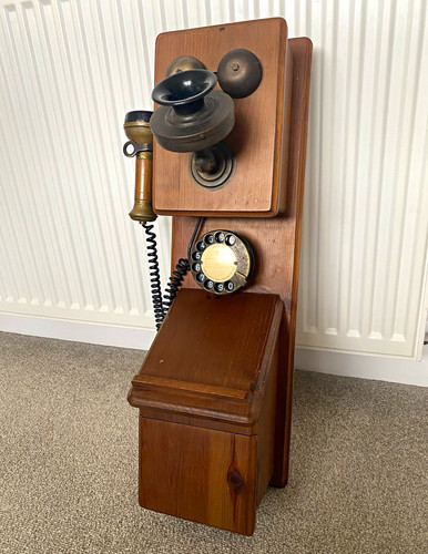Wooden wall mounted rotary - wooden,