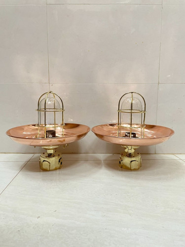 Boat cabin brass bulkhead - boat,
