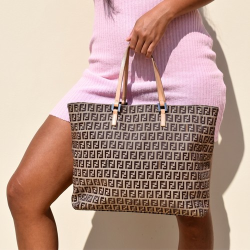 Vintage beige fendi - beige, bag