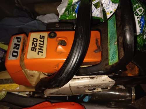 Stihl 026 pro gas - pro, chainsaw