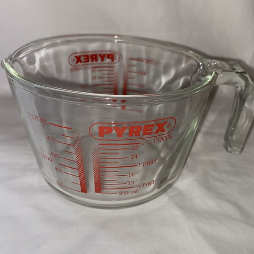 Pyrex glass measuring jug - glass,