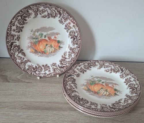 Spode woodland harvest pumpkin - woodland,
