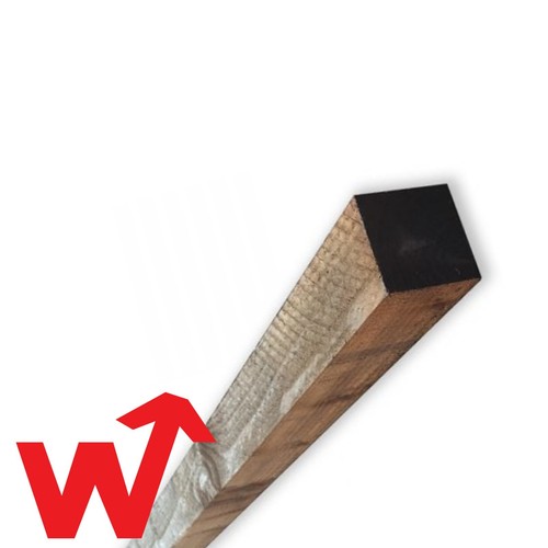 Timber fence posts brown - posts,