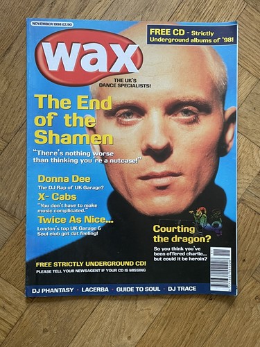 Wax magazine nov 1998 - wax,