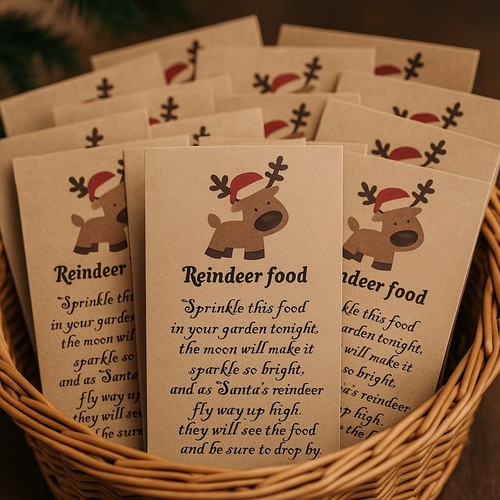 Magical reindeer food - food, for