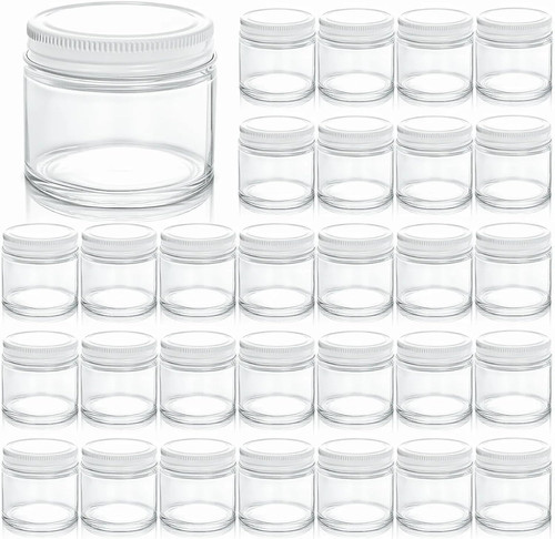 Pack small glass jars - 30, with