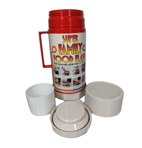 Thermos food flask red model - thermos,