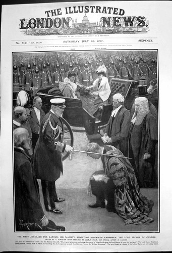 Antique old print king - antique,
