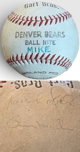 1968 denver bears pcl team - bears,