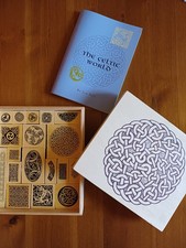 Celtic rubber stamp - set, &