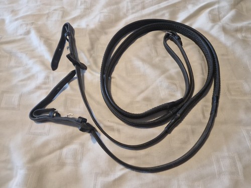 Black leather rubber grip - rubber,