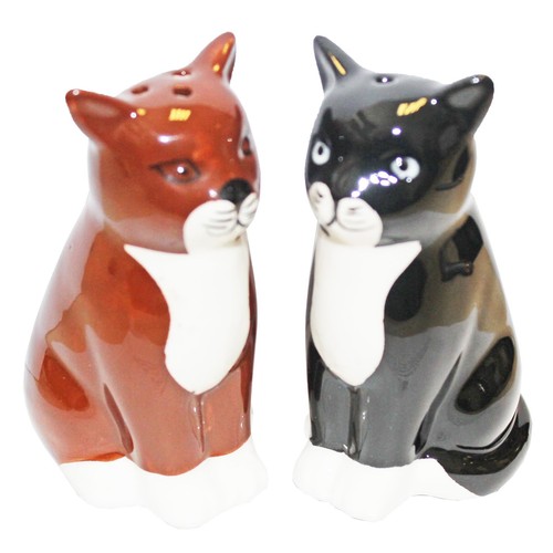 Cats cruet set salt and - cats, pepper
