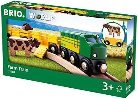 Brio world farm engine train - farm,