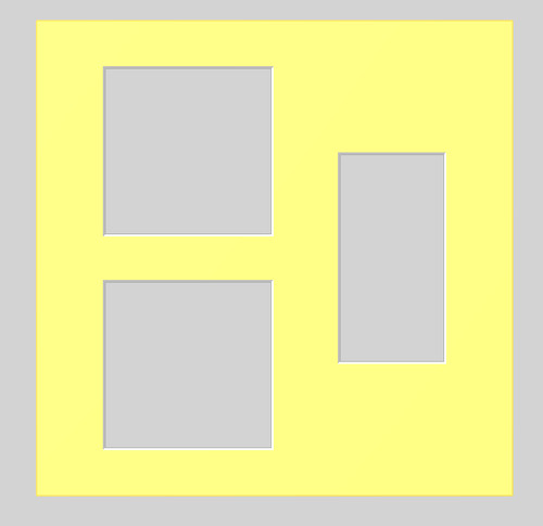23x23cm bespoke photo mount - 23x23cm,