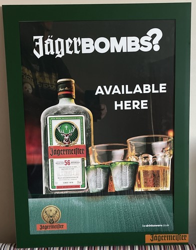 Jagermeister bar advertising - bar,