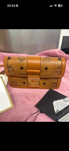 Mcm crossbody small brown - small,