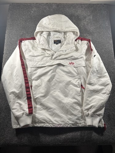 Alpha industries white anorak - alpha,