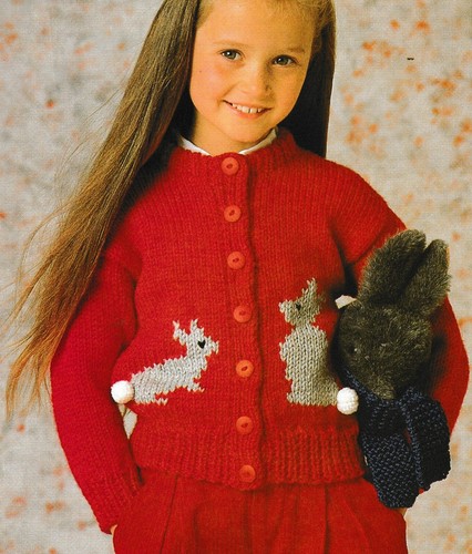 688 girls rabbit motif - rabbit,