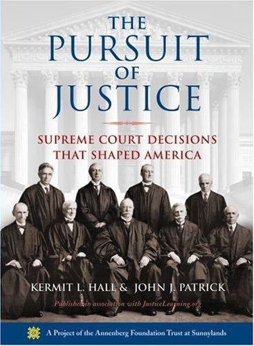 The pursuit justice - the,