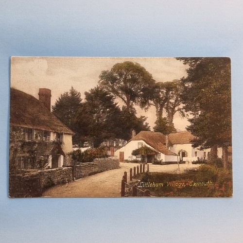Littleham exmouth postcard - littleham,