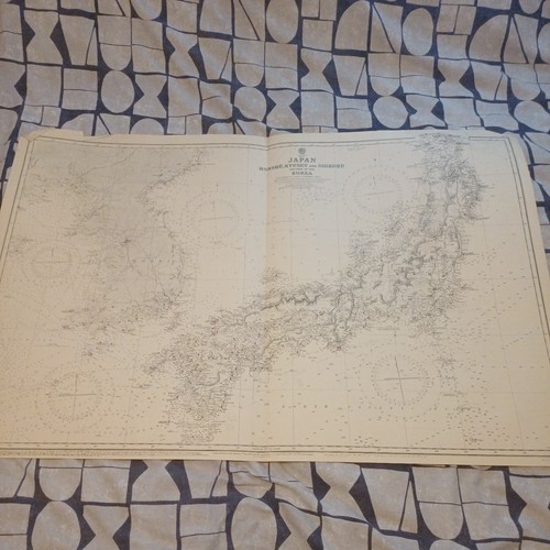 Vintage 1947 admiralty chart - vintage,