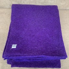 Cc41 1940s purple wool blanket - cc41,