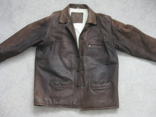 Gents vintage brown leather - brown,