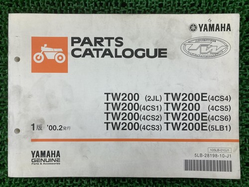 Tw200 parts list 1st edition - parts,