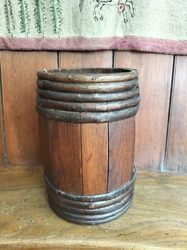 Primitive coopered oak - a,