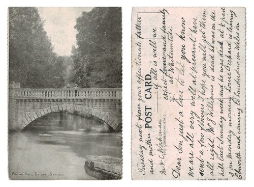 Postcard frome hall - postcard,