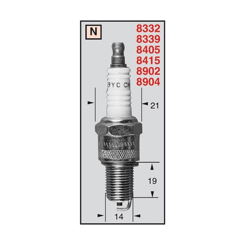 Champion candle n3g - champion, oe078