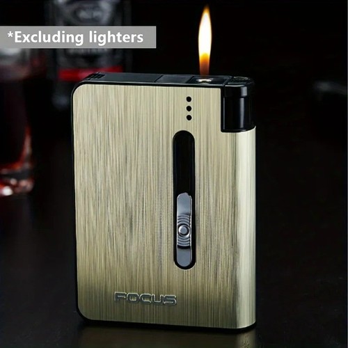 Metal cigarette case holder - cigarette, 10