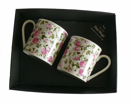 Rose design china - pint, mugs