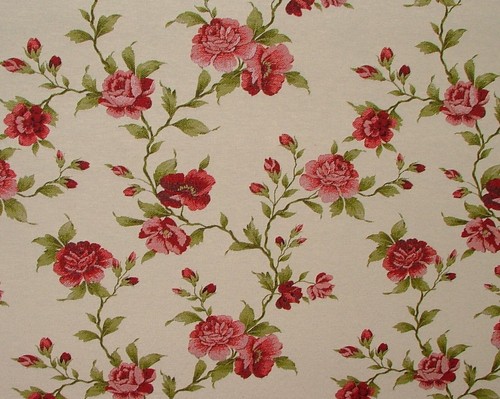 Floral woven jacquard fabric - floral,