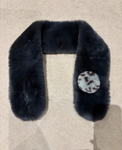 Faux fur grey shawl - fur, shawl/
