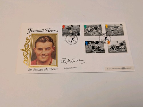Football fdc signed stanley - football,