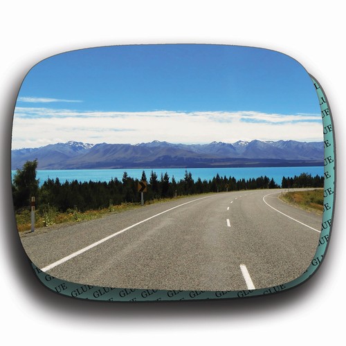 Blue left driver side mirror - left,