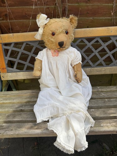 Antique chiltern teddy - antique, 25”