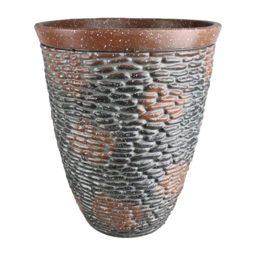 Round plastic brown - round, plant