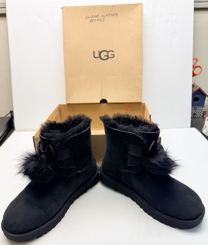 Womens ugg black - womens, bow