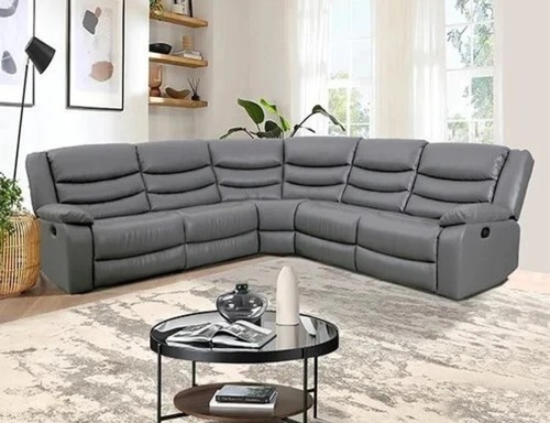 Roma grey corner recliner - roma,