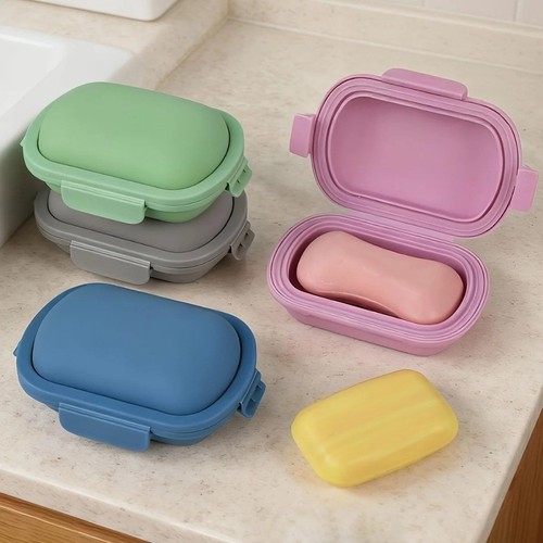 Leak proof silicone soap - proof, box