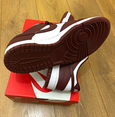 Nike dunk low burgundy white - nike,